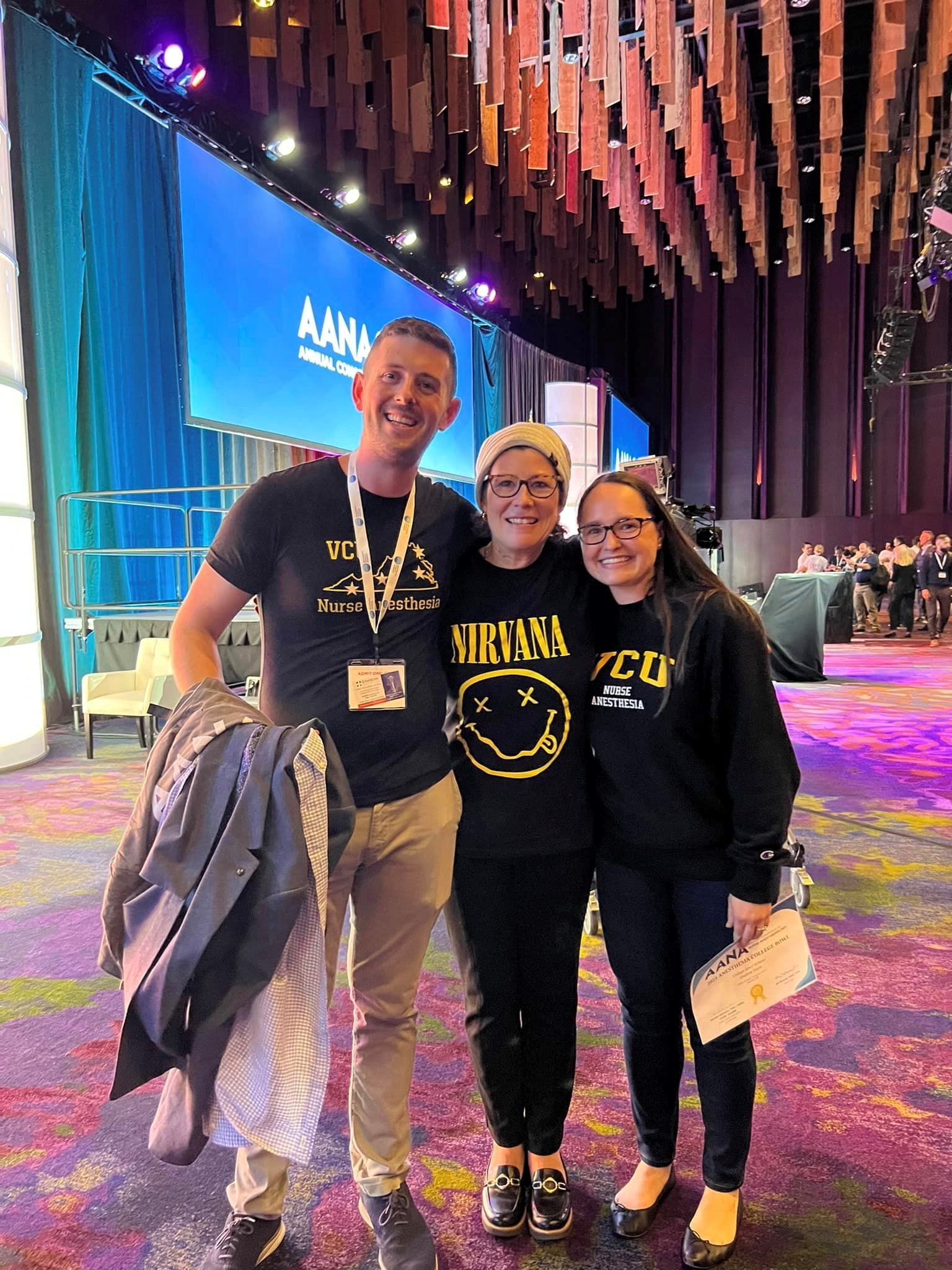 Carolyn Milander and colleagus at the 2023 AANA Congress